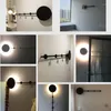 Lampada da parete nordica minimalista creativa semplice e moderna camera da letto comodino ingresso corridoio appendiabiti gancio illuminazione interna a led