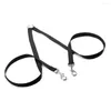 Colliers pour chiens Deux chiens Laisse Double laisse Marche Chaîne créative Fournitures pour animaux de compagnie Accessoires