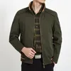 Mens Jackets varumärke fördubblar Militärjacka män 7xl 8xl Spring Autumn Cotton Business Casual Multipocket Chaquetas Hombre 230203