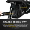 Panniers s Rhinowalk 5L Bike Waterproof Bicycle Saddle Reflective Large Capacity Foldable Tail Rear Bag Cycling MTB Trunk Pannier 0201