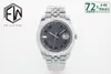 EW Watch Diameter 41 mm met 3235 bewegingskinetische energie -opslag tot 72 uur Sapphire Mirror Polished Pin Top Zwitsers ijsblauw lumineuze herenontwerper Horloges 2023