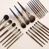 Make -upgereedschap ovw 24 pc's Make -up borstels met tas professionele geiten haar make -up borstel behuizing houder poeder foundation borstel set 230203