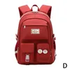 Zaino per borse da scuola per ragazze Bookbag Cute Bag College Middle High Elementary Teen Black White Red Pi S0I3