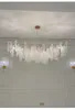 シャンデリアホワイエラージアーティスティック銅枝ライトガラスツリーラスターリビングルームヴィラレーバーシャ​​ンデリアベッドルームホーム