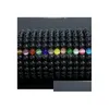 Bracelet de chakra en pierre noire naturelle perlée 10pcs pierres précieuses mélangées cristal oeil de chat 8mm perle étirée livraison bijoux bracelets Dhulv