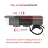 Световые мощные велосипедные лампы USB Перезаряжаемая передняя велосипедная фонарик 3 моды MTB Cycling Fury с функцией колокольчика 0202