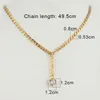 Pendant Necklaces Classic Shiny Zircon Necklace For Women Fashion Cubic Zirconia Choker Female Jewelry Korean Stainless Steel Heart