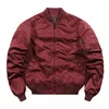 Giubbotti da uomo Pilota da uomo Colletto alla coreana Cappotto militare da moto Primavera inverno imbottito Casual Bomber maschile 4XL 5XL 230203