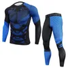 Men's Tracksuits 2023 Men's Tights Running Sets Breathable Jogging Basketball Sports Suit Underwear Sportswear Yoga Gym Fitness