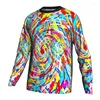 Racing Vestes 9 Couleur Respirant Hommes Descente Maillots VTT VTT Chemises Offroad DH Moto Jersey Motocross Sportwear