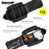 Panniers s Rhinowalk Bicycle Trunk 12L Pannier Big Capacity Cycling Bike Rack Rear Saddle Bag With Rain Cover MTB Road 0201