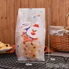 Decorazioni natalizie 50 pezzi Sacchetti regalo in plastica Biscotti Caramelle Biscotti Sacchetto di imballaggio Decorazione Navidad 2023 Babbo Natale Albero di Natale