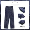 Men's Sleepwear 5XL Casual Long Pajama Pants Autumn Cotton Pyjama Breathable Pajamas For Men Fashion Plaid Nightwear Comfortable Underwear