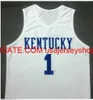 Vintage Devin Booker #1 Kentucky Wildcats Basketball Jersey size S-4xl 5xl personalizzato qualsiasi numero di nome Nome Jersey