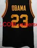 Özel Erkekler Gençlik Kadın Vintage Barack Obama 23 Punahou Koleji Basketbol Forması Boyut S-4XL 5XL veya özel herhangi bir isim veya numara jersey