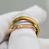 2024ss Fashion 3 In 1 Designer Ring High Quality 316L Stainless Steel Rings Jewelry For Men And Women Designer Ring Fashion Luxury Jewelry Gift