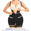 Kvinnors Shapers 2023 Shapewear Women Full Body Shaper Bodysuit Midja Öppen Crotch Corset Trainer Forming Underwear Postpartum Recovery mantel