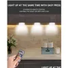 Night Lights 16 Color Creative Led Rgb Colorf Variable Light Atmosphere Wardrobe Cabinet Bedside Lamps Remote Control Drop Delivery Dh6Qw