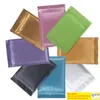 100pcs 로트 다채로운 플라스틱 알루미늄 호일 지퍼 포장 가방 셀프 밀봉 포장 파우치 푸드 스토리지 백
