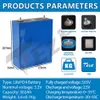 Ny 4st 3.2V 302AH LifePo4 Battery DIY 12V uppladdningsbart batteripaket för elektriska turneringsbilar RV Solceller EU -skattebefrielse