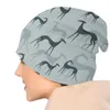 Berretti Greyhound Galgos Dog Bonnet Beanie Cappelli di lavoro a maglia Donna Uomo Cool Whippet Sighthound Inverno caldo Skullies Berretti Berretto da sci