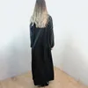 Ropa étnica Mujeres Vestido musulmán Ramadán Abaya Dubai Kaftan Turquía Robe Caftan Marocain Djellaba Femme Hijab Vestidos Ropa de moda