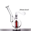 Factory Direct Glass Oil Bong Bong 6 Arm Percolator Tubos de fumantes portáteis Borgões Bongas de água com tubo de queimador de óleo masculino de 14 mm Aceite personalização personalizada