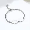 Charm Armband Drop Link Chain Armband Handgjorda anpassade Made Name Bangle för män och kvinnor smycken YP8514