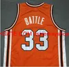 Vintage # 33 KENNY BATTLE Fighting Illinois Basketball Jersey Taille S-4XL 5XL personnalisé n'importe quel maillot de numéro de nom