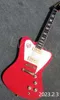 LVYBEST Electric Guitar Firebird Guitar Red Spot Color Logo kan anpassas