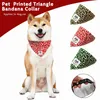 Abbigliamento per cani classico ciottolo per piccola sciarpa bandana regolabile gatto gatto da gatto cucciolo cucciolo di trigon stampati per cani