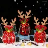 زينة عيد الميلاد 1pcs هدية الرسوم المتحركة حقيبة مربع حلوى الديكور حفلة عيد ميلاد الأطفال