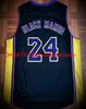 Aangepaste mannen jeugd vrouwen k bnick naam jersey super zeldzame zwarte mamba hollywood basketbal jersey maat s-4xl 5xl of custom elke naam of nummer trui