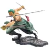 Aktionsspielfiguren Anime Roronoa Zoro Statue PVC Sammlung Modell Spielzeug Geschenk 10 cm 230202