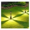 Lampy trawnikowe LED Garden Light 10 W Parking Parking Bollards AC85265V Aluminiowy wodoodporny lampa krajobrazowa Lampa Dostawa Lighting Oświetlenie Oświetlenie DH3PW