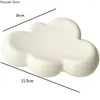 Plates Creative 3D Three-dimensional Cloud Dinner Plate Ceramic Tray Household Storage Living Room Desktop Decoration Accessories