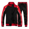 Männer Trainingsanzüge Lässige Männer Herbst Zipper Jacken Hosen Anzüge 2 Stück Sets Männlich Schlank Sportswear Mode 2PCS Streetwear 230202