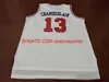 Homens para jovens personalizados Vintage #13 Wilt Chamberlain Kansas Jay Ku Jersey Size S-4xl 5xl ou personalizado qualquer nome ou n￺mero Jersey