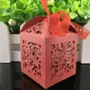 Emballage cadeau 50pcs boîte à bonbons délicate découpée au Laser pour la décoration romantique de Banquet de mariage de fête de Festival