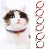 Hundhalsar Lätt Stora Pretty Pet Dogs Cat Neck Circle Collar Polyester justerbar för resor