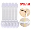 Baby Locks Latches# 5Pcslot Security Protection Home Safety Multifunction Drawer Child Protect Toilet Refrigerator Door Buckle 230203