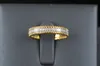 Pierścień Solitaire Modian 2020 Nowa moda Real 925 Srebrny Pierścień 5A Cyrkon Wedding Bejdia Biżuteria Złota Kolor Kobiet Prezent Y2302