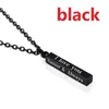 Pendant Necklaces Creative Explosion I Love You Stainless Steel Wishing Column Couple Necklace Fashion Trend Men's And Women's