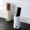 Storage Bottles Chopsticks Holder Cutlery Box With Lid Tableware Dust Drain Rack Chopstick Cage Kitchen Hone Drying Tools