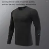 Men's Body Shapers Thermal Underwear Sport Quick Dry Elastic Tights Men Basketball Base Layers Long Sleeve Compression Clothes Sportswear