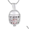 Pendentif Colliers En Gros Mot Style Souhait Espoir Cage En Acier Inoxydable Cadeau D'anniversaire Amour Coeur Forme P157 Drop Delivery Bijoux Penda Dhi7X