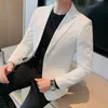 Mens Suits Blazers Casual Suit Jackets Blazer For Men Wedding Slim Fit Outwear Overized Single Breasted Elegant Luxury Coats Korean 230203