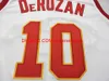 Пользовательские мужчины молодежь женщины винтажные редкие USC Trojans Derozan Basketball Jersey Size S-4xl 5xl или пользовательский