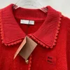 Vrouwen Truien designer Mode dames wollen trui borduren knitswear vest sweaterwollen jas wollen jassen 0Z73