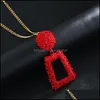 H￤nge halsband uttalande halsband vintage etnisk cus design l￥ng kedja geometriska ￶verdrenat smycken tillbeh￶r maxi turhat dro dhvp6